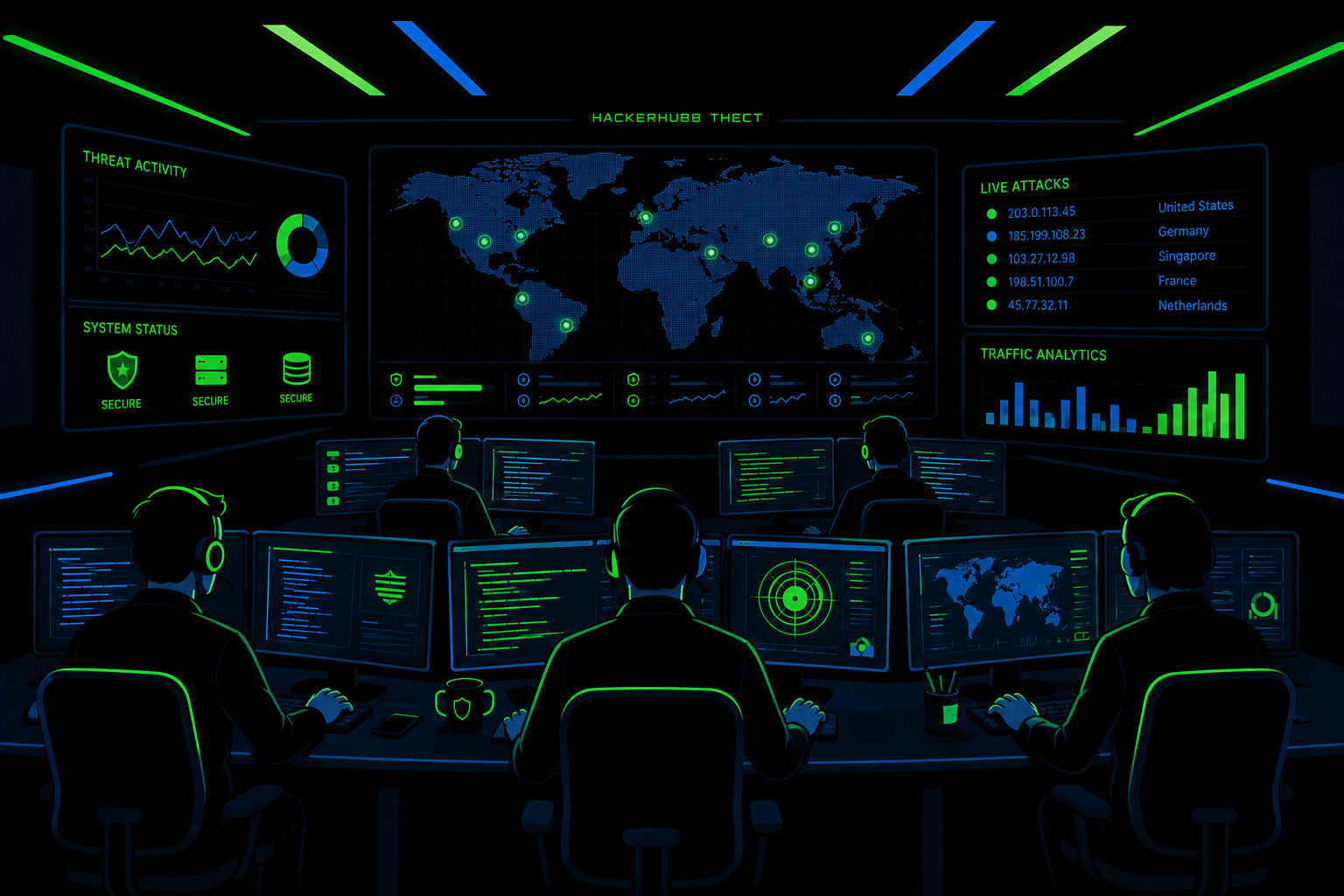 Security Operations Center — HackerHub8
