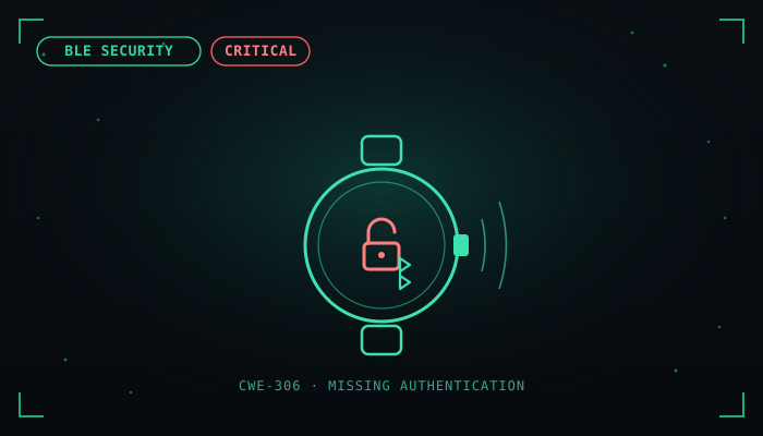 Unauthenticated BLE Command Injection in the Fire-Boltt BSW013 Smartwatch
